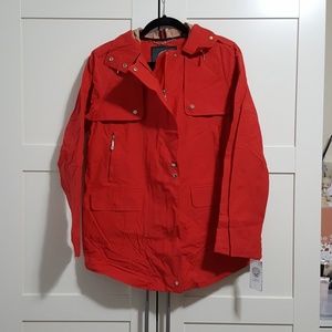 VINCE CAMUTO • hooded rain parka